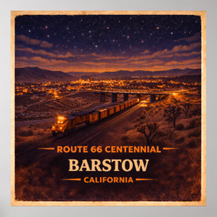 Barstow Kalifornien Jahrhundertfeier Poster