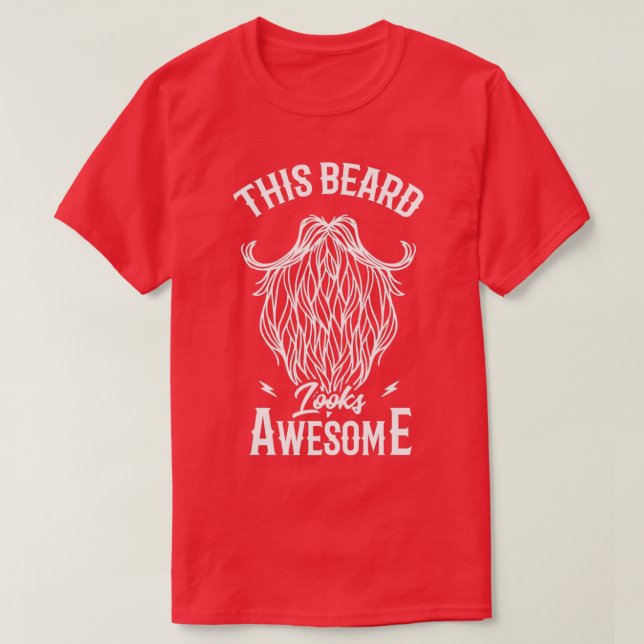 Bart Bearded Men Beards Geschenk 20 T-Shirt (Design vorne)