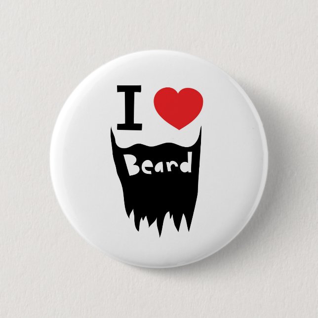 Bart der Liebe I Button (Vorderseite)