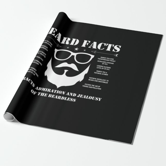 Bart-Fakten Geschenkpapier (Ungerollt)