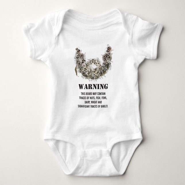 Bart-Gefahr Baby Strampler (Vorderseite)