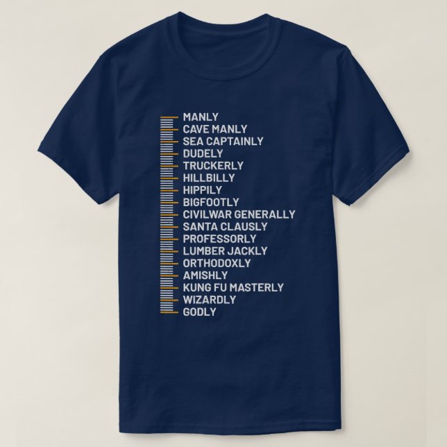 Bart Growth Chart Beard Length Linered Beard Leng T-Shirt (Design vorne)
