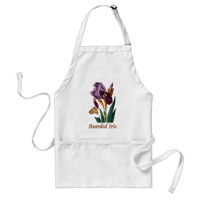 Bart-Iris-Blüte Schürze (Vorne)