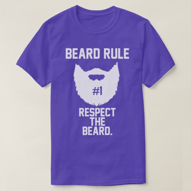 Bart Regel 1 Achtung des Bart 2 T-Shirt (Design vorne)