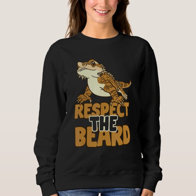 Bart Respekt vor der Bart Dragon Lizard Sweatshirt (Vorderseite)