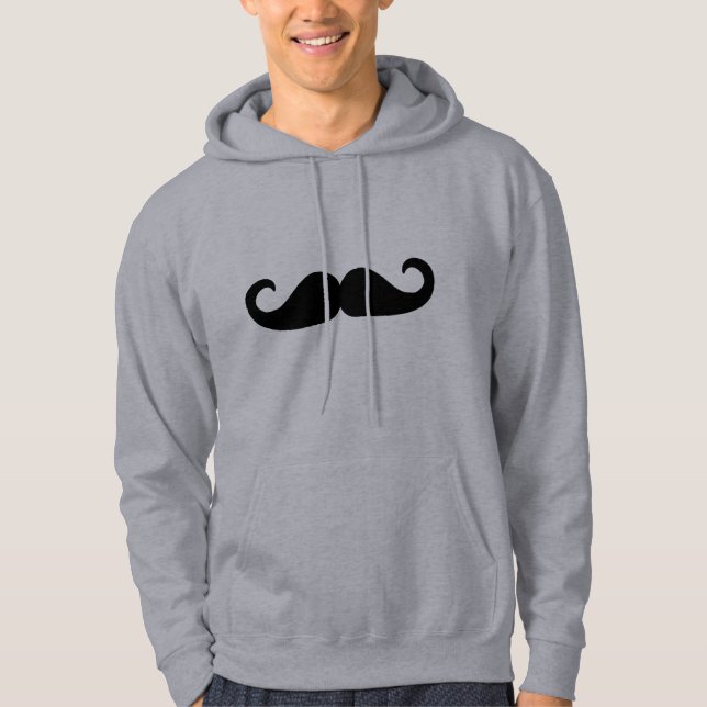Bart - Schnurrbart Hoodie (Vorderseite)