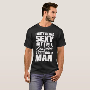 Bart-T-Shirt bin ich ein bärtiger und tätowierte T-Shirt