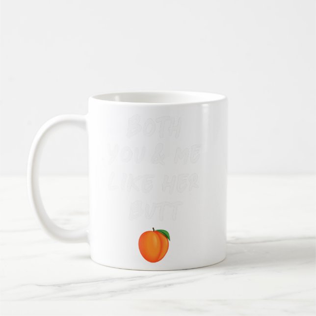 Bart und Hintern und ich mag ihren Hintern Ich mag Kaffeetasse (Links)