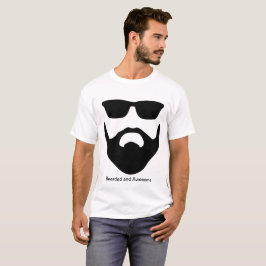 Bart und Sonnenbrille T - Shirt