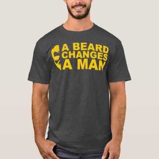 Bart verändert einen Mann T-Shirt