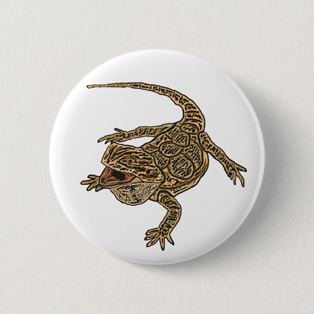Bartagame Button (Vorderseite)