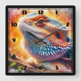 Bartagame Quadratische Wanduhr