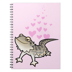 Bartagame / Rankin Drache Liebe Notizblock