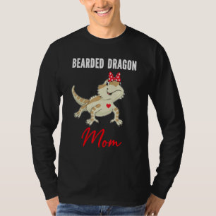 Bartagamen-Mama Haustierbesitzer Echse Reptil T-Shirt