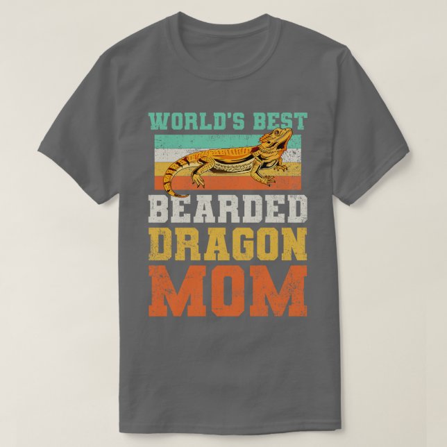 Bartard Dragon Mama Lizard Vintag T-Shirt (Design vorne)