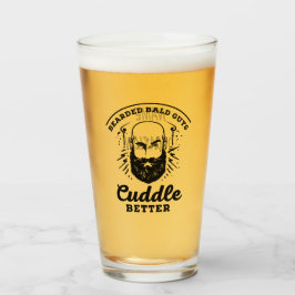 Bartbald Typ Cuddle Better Funny Mens Geschenk Glas