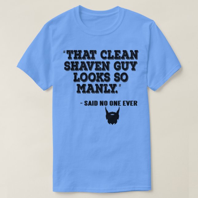 Bartbearde Bartbart als Geschenk 11 T-Shirt (Design vorne)