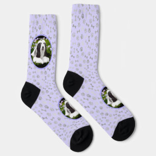 Bartcollie-Malerei - Süße originelle Hundekunst Socken