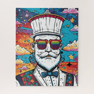 Bartded Man Fashion Portrait