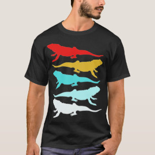 Bartdrache farbenfrohe Team Squad Reptiles dental T-Shirt