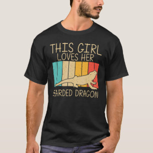 Bartdrache für Mädchen Kid Reptile Iguana Lizard T-Shirt