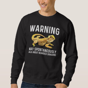 Bartdrache für Männer Frauen Pogona Lizard Tier Sweatshirt