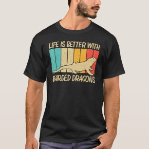 Bartdrache für Männer Frauen Reptilien Iguana Liza T-Shirt