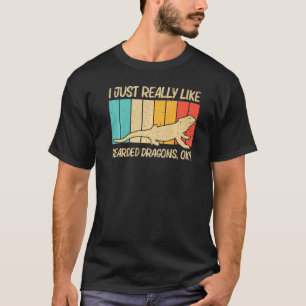 Bartdrache für Männer Frauen Reptilien Iguana Liza T-Shirt