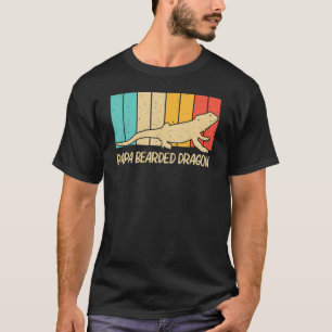 Bartdrache für Männer Vater Reptile Iguana Lizard T-Shirt