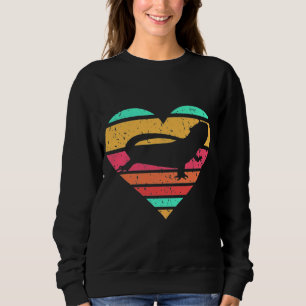 Bartdrache Heart Pet Reptile Lizard Sweatshirt