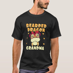 Bartdrache Oma Pogona Reptile Oma Moth T-Shirt