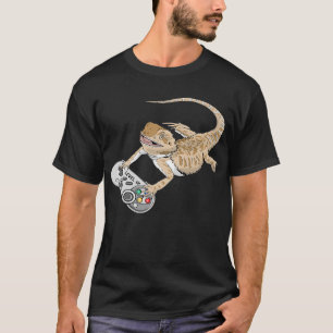 Bartdrache spielen Videospiel Reptiles Pagona  T-Shirt