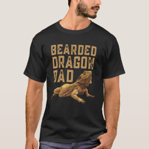 Bartdrache Vater Pogona Pet Reptile Lizard T-Shirt