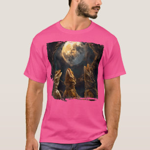 Bartdrachen heulen am Mondbärenbesitzer T-Shirt