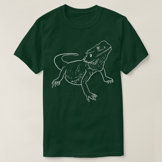 Bartdrachenlinie T-Shirt (Design vorne)