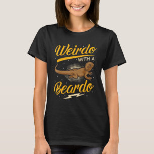 Bartdragon Lizard Weirdo mit einem Beardo Matchin T-Shirt