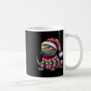 Bartdragon Ugly Sweater Weihnachtsmannmütze Weihna Kaffeetasse