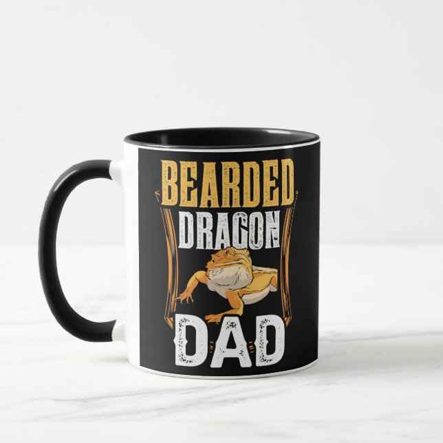 Bartdragon Vater Lover Animal Pet Reptile Tasse (Links)