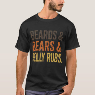 Bärte Bären Bauchmassage LGBTQ Gay Pride Verbündet T-Shirt