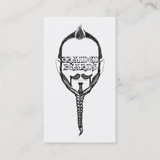 Bärte Visitenkarte (Vorderseite)