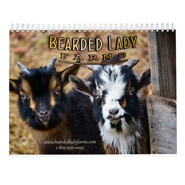 Barted Lady Farms Calendar Kalender (Rückseite)