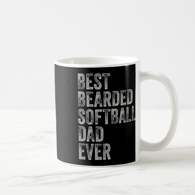 Barted Softball Vater Vathday Kaffeetasse (Rechts)