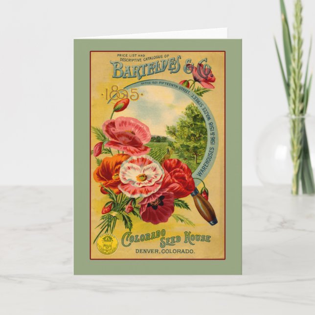 Barteldes Colorado Seed Company Art Cards Karte (Vorderseite)