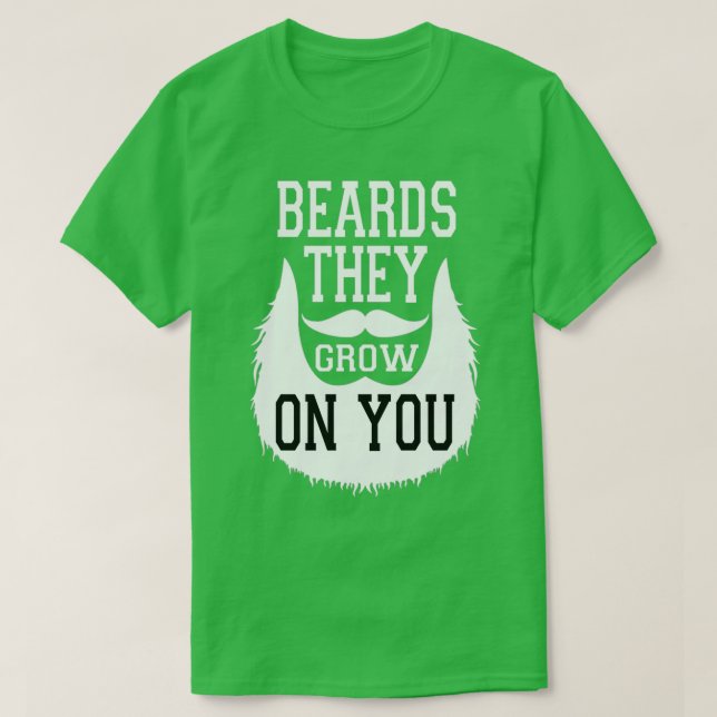 Bärten, die sie auf einem lustigen Geschenk für Ba T-Shirt (Design vorne)