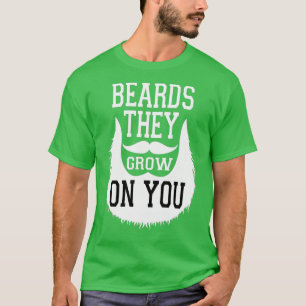 Bärten, die sie auf einem lustigen Geschenk für Ba T-Shirt