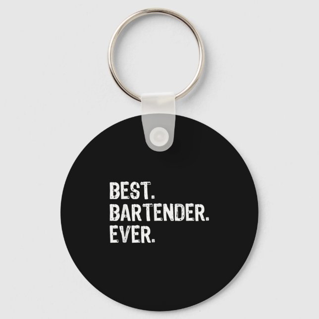 Bartender Ever Bartending Funny Gift Christmas  Schlüsselanhänger (Vorderseite)