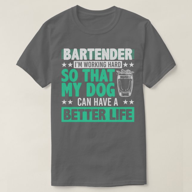 Bartender Funny 28 T-Shirt (Design vorne)