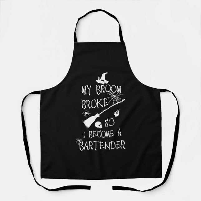 Bartender Halloween    Schürze (Vorderseite)