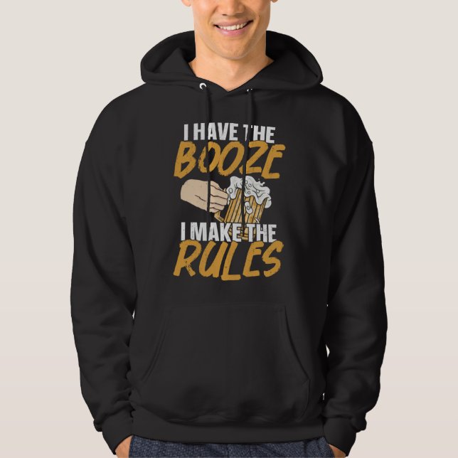 Bartender Mixologist I Have The Booze I Make The R Hoodie (Vorderseite)