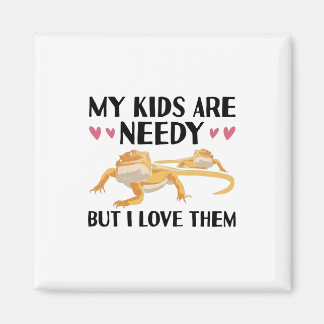 Bartentadronen | Reptilien Haustiere Haustiere Ges Magnet (Vorne)